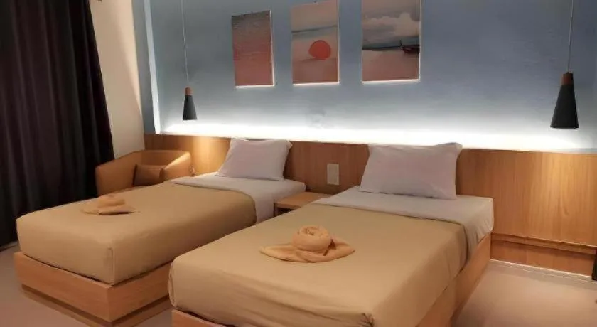 Bed in Kiatwimon Hotel