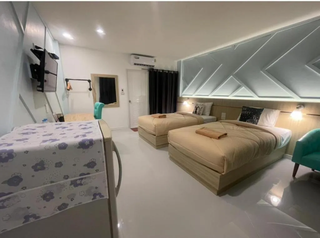 Bed in Kiatwimon Hotel