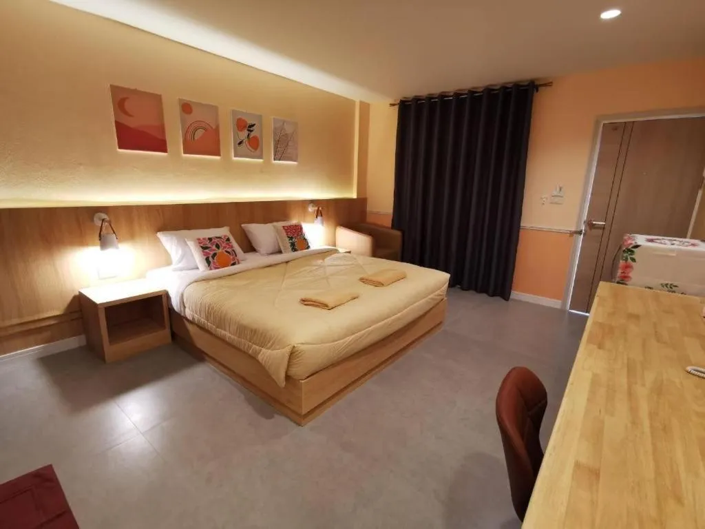 Bed in Kiatwimon Hotel