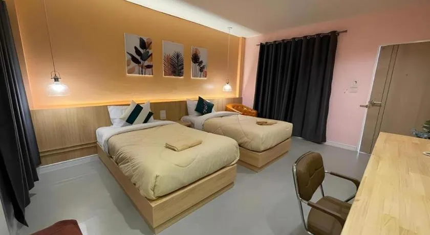 Bed in Kiatwimon Hotel