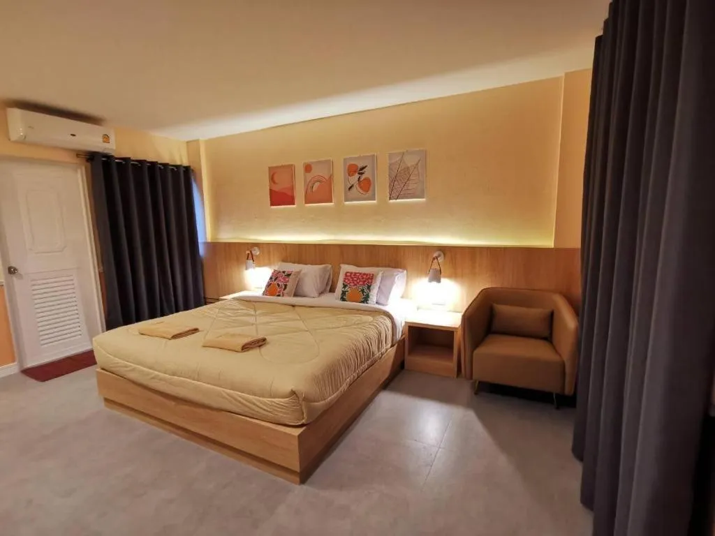 Bed in Kiatwimon Hotel