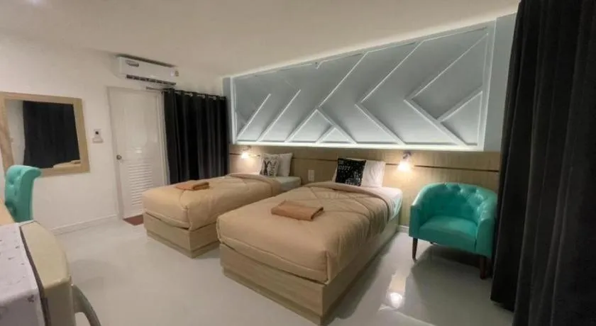 Bed in Kiatwimon Hotel