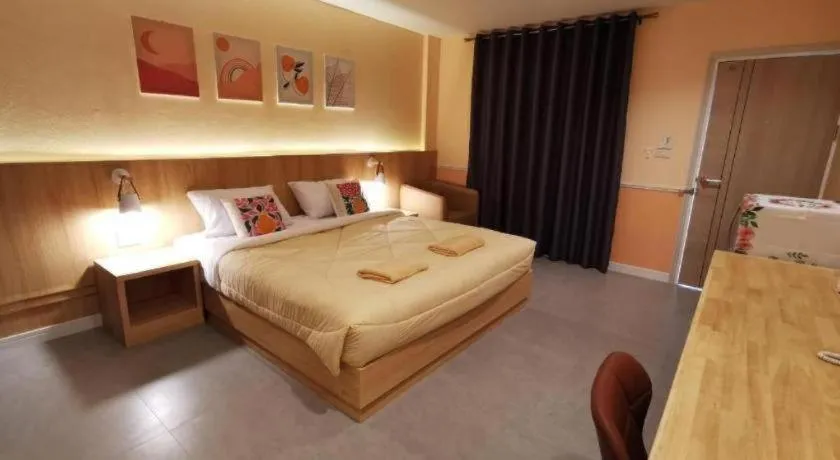 Bed in Kiatwimon Hotel