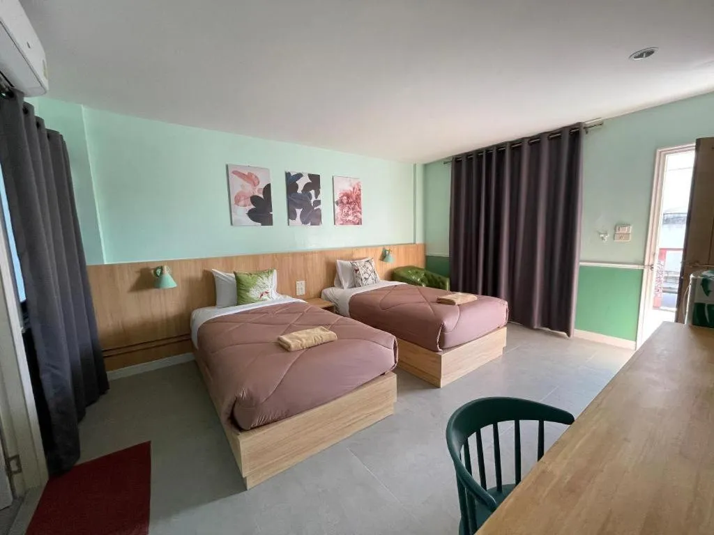 Bed in Kiatwimon Hotel