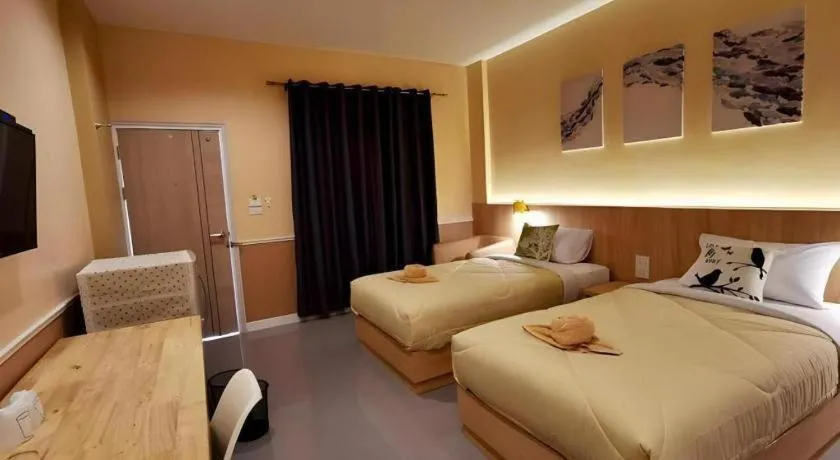 Bed in Kiatwimon Hotel