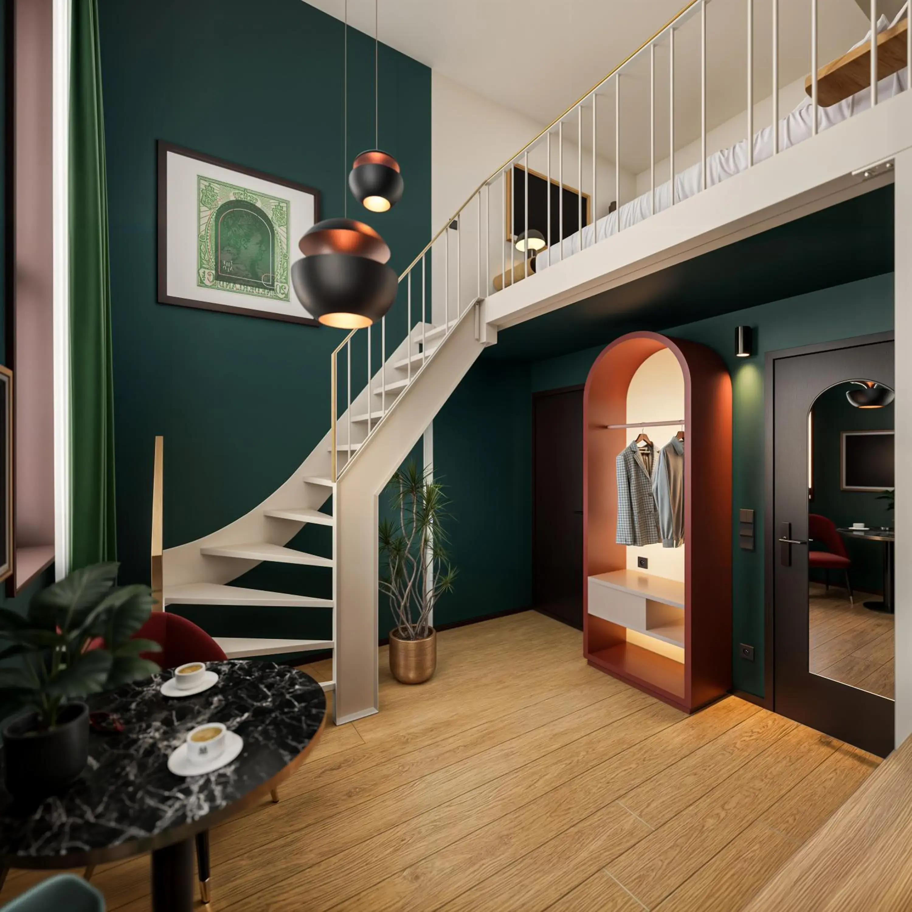 Bedroom in The Ald Hotel Bedroom in The Ald Hotel