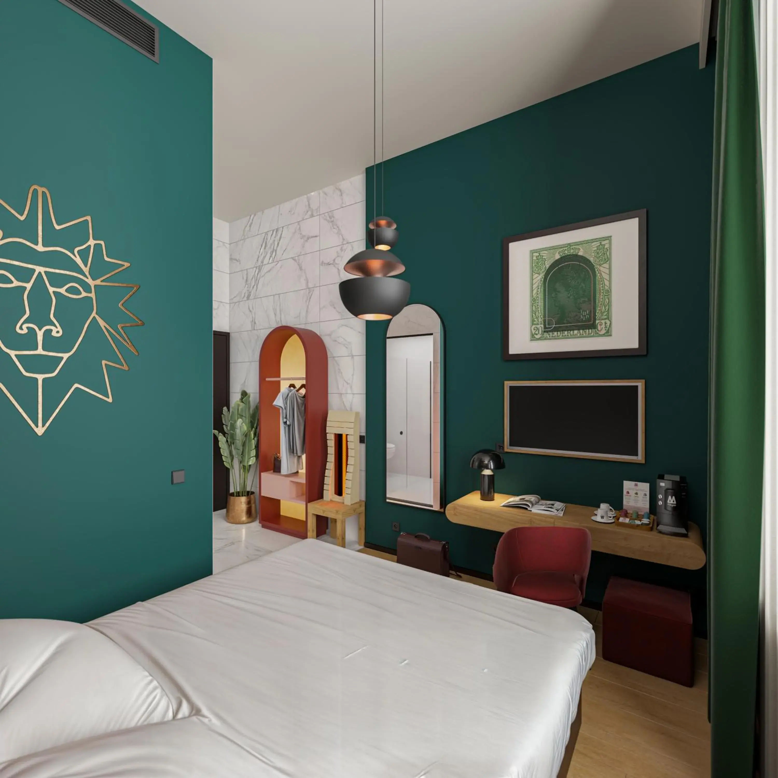 Bedroom, Bed in The Ald Hotel Bedroom, Bed in The Ald Hotel