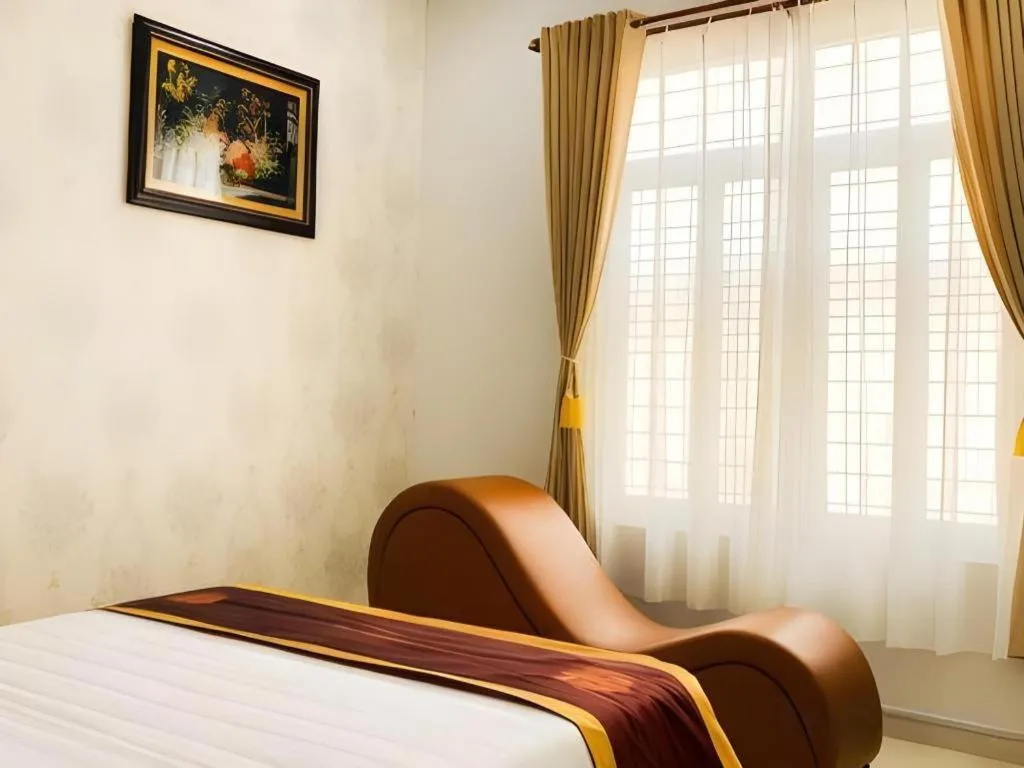 Bed in Hoang Mai Hotel