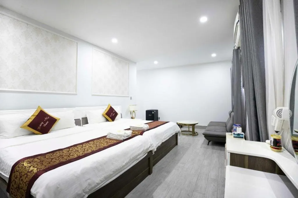 Bed in Hoang Mai Hotel