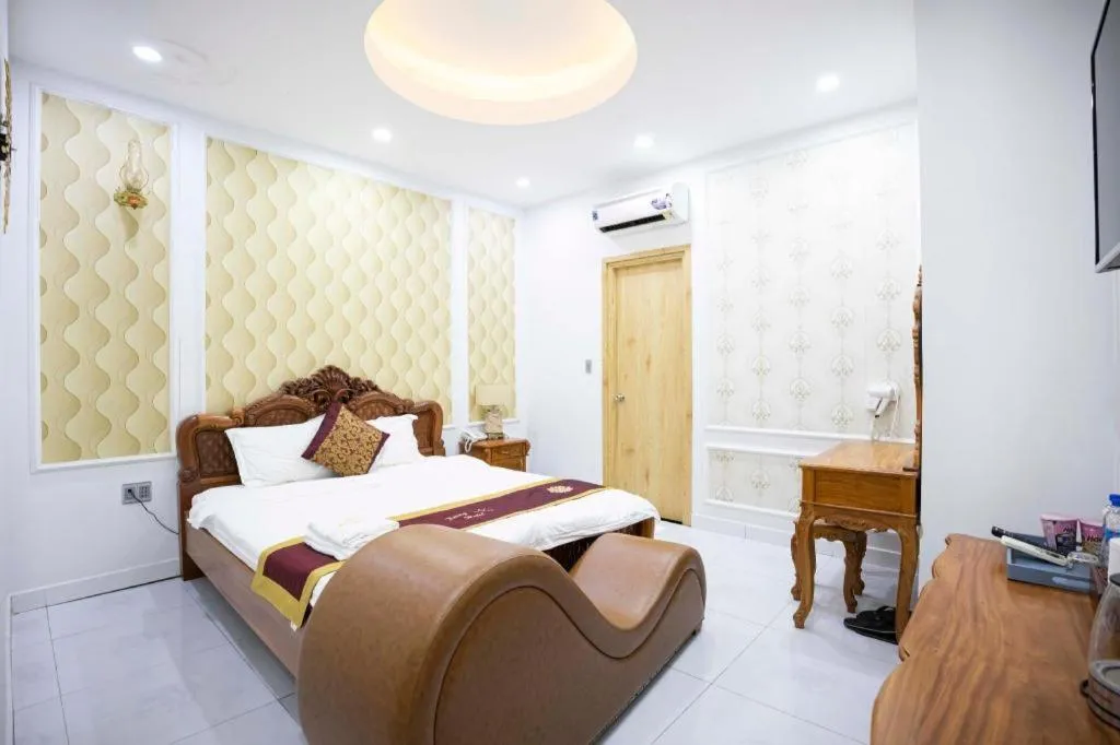 Bed in Hoang Mai Hotel