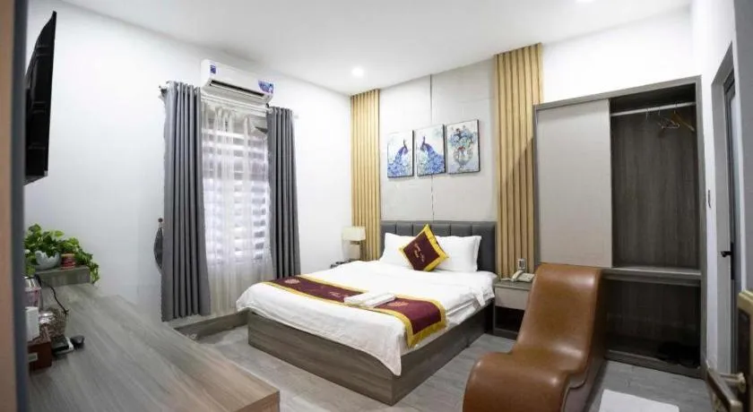 Bed in Hoang Mai Hotel