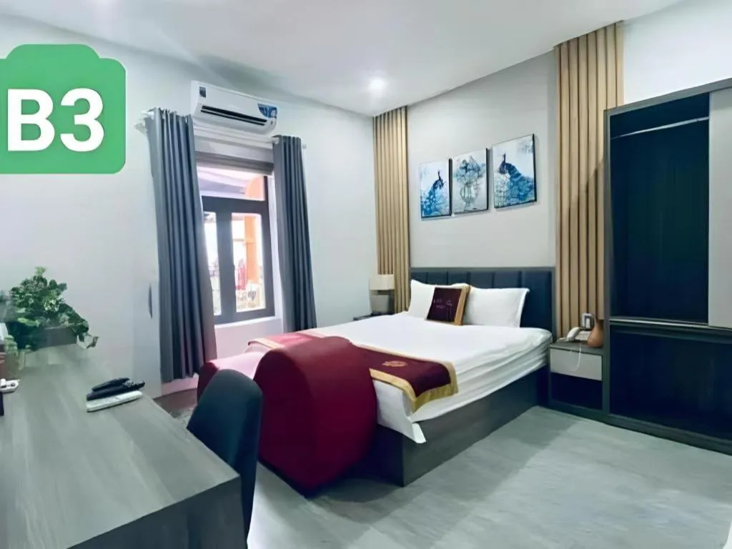 Bed in Hoang Mai Hotel