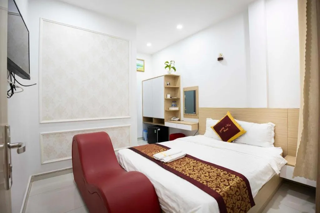 Bed in Hoang Mai Hotel