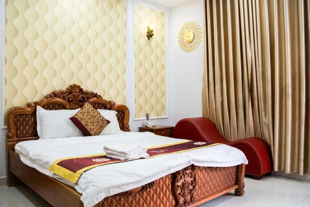 Bed in Hoang Mai Hotel