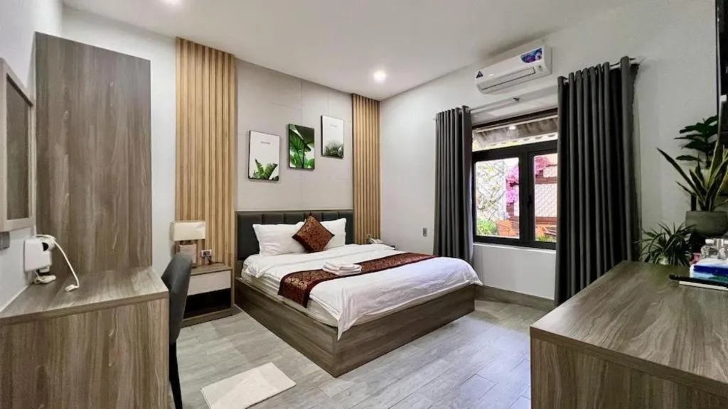 Bed in Hoang Mai Hotel