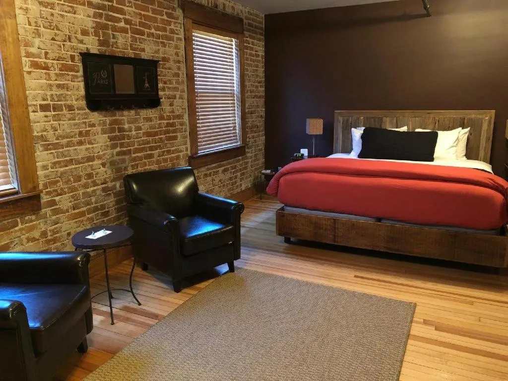 Bed in Hotel Frederick