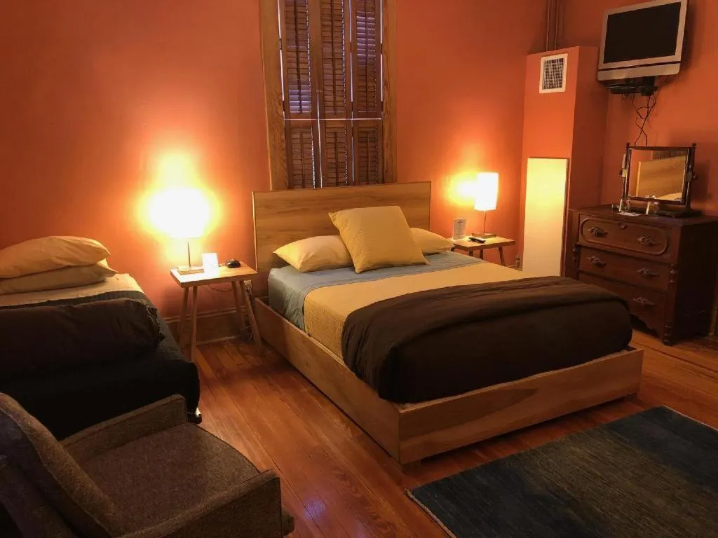 Bed in Hotel Frederick