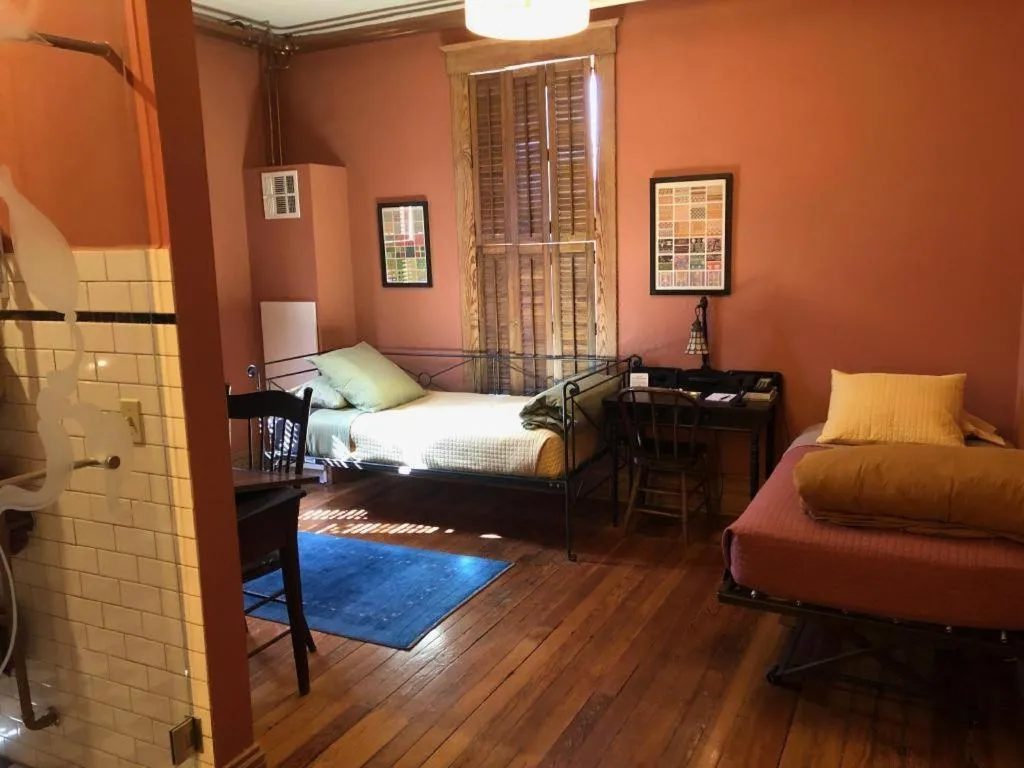 Bed in Hotel Frederick