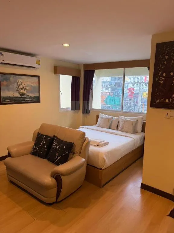 Bed in A7 Hotel Pattaya