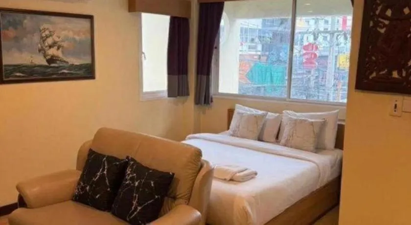 Bed in A7 Hotel Pattaya