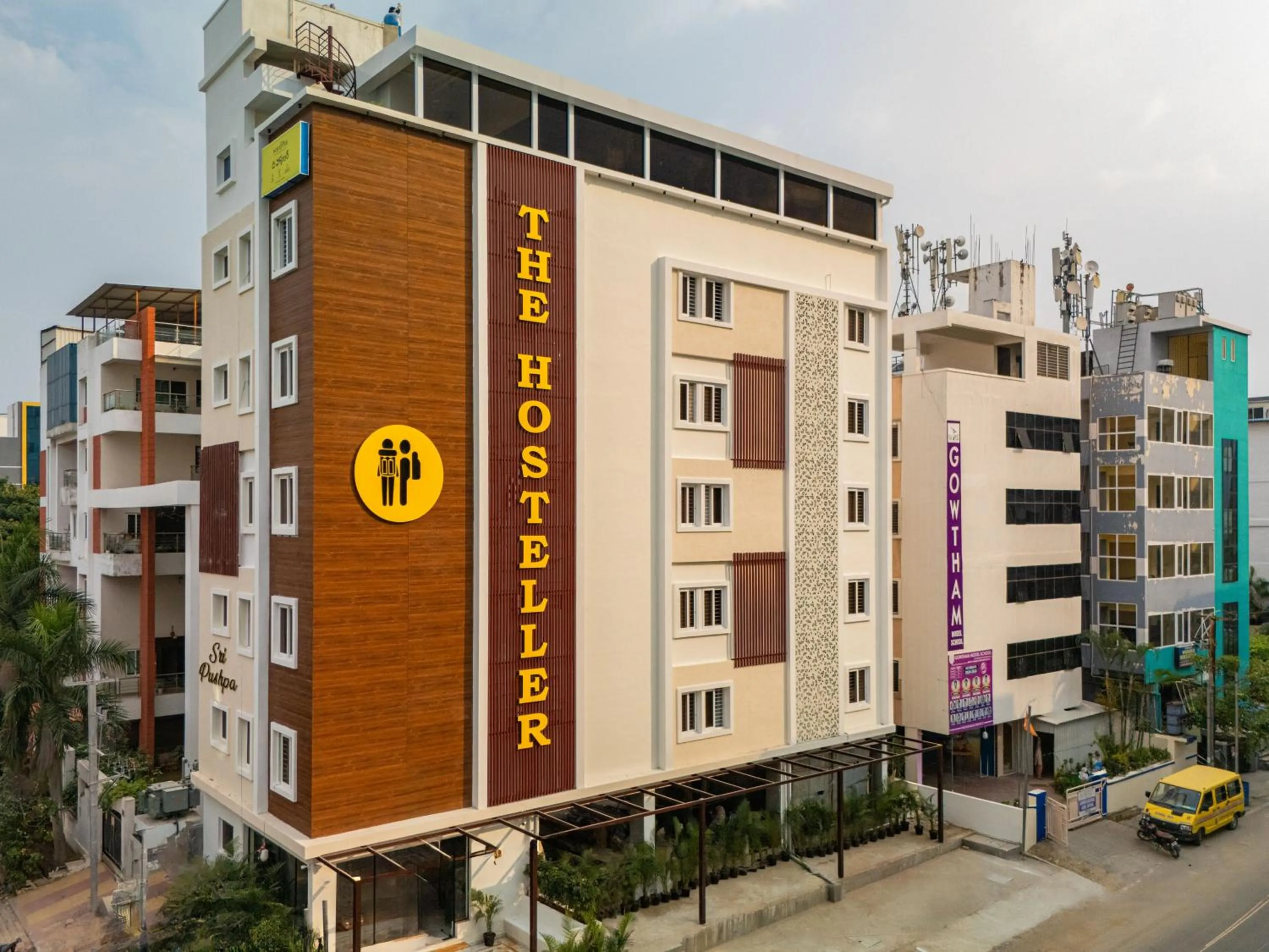 Property building in The Hosteller Hyderabad, HITEC City