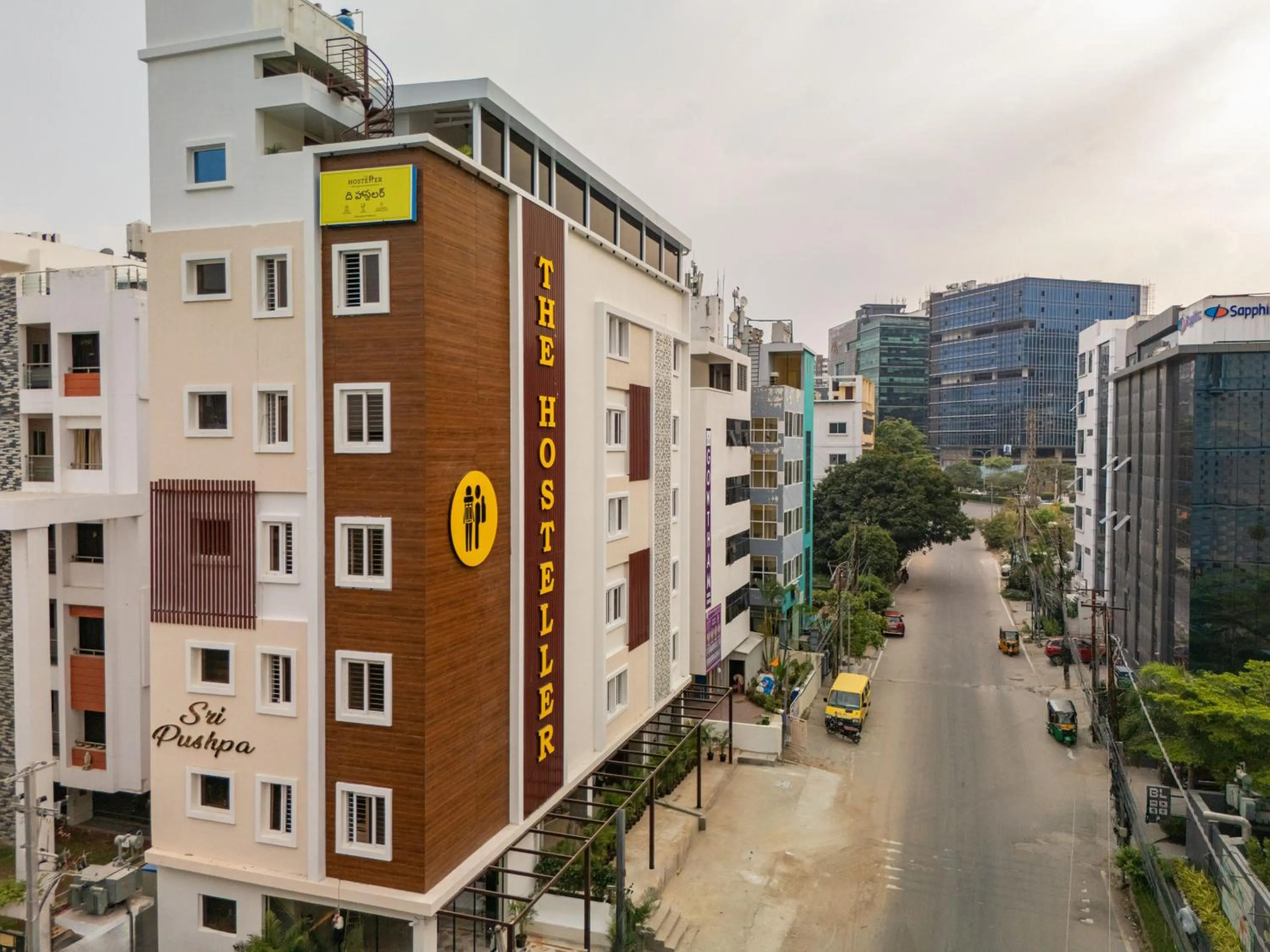 Property building in The Hosteller Hyderabad, HITEC City