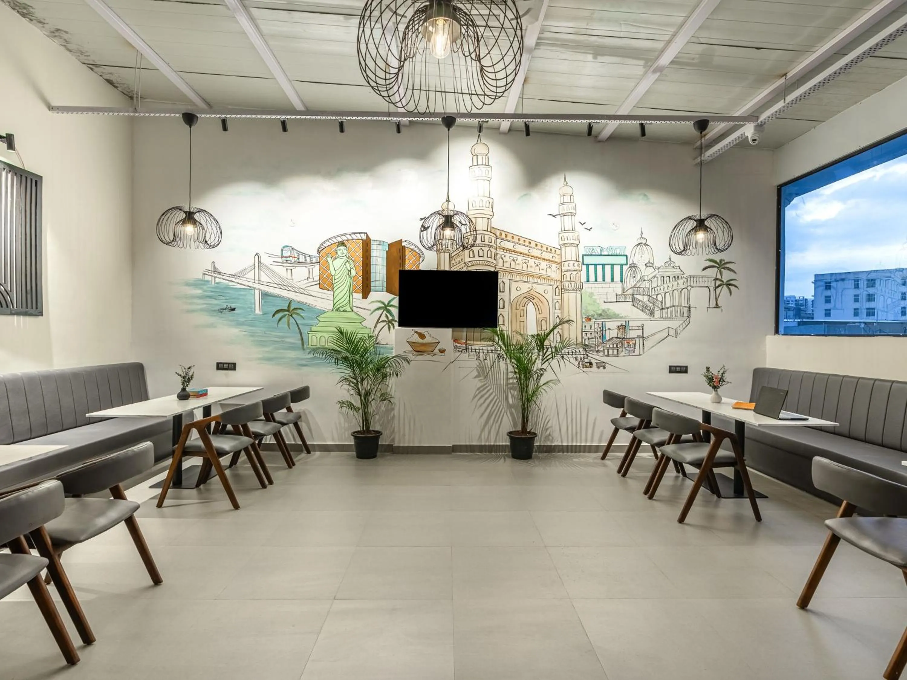 TV and multimedia in The Hosteller Hyderabad, HITEC City