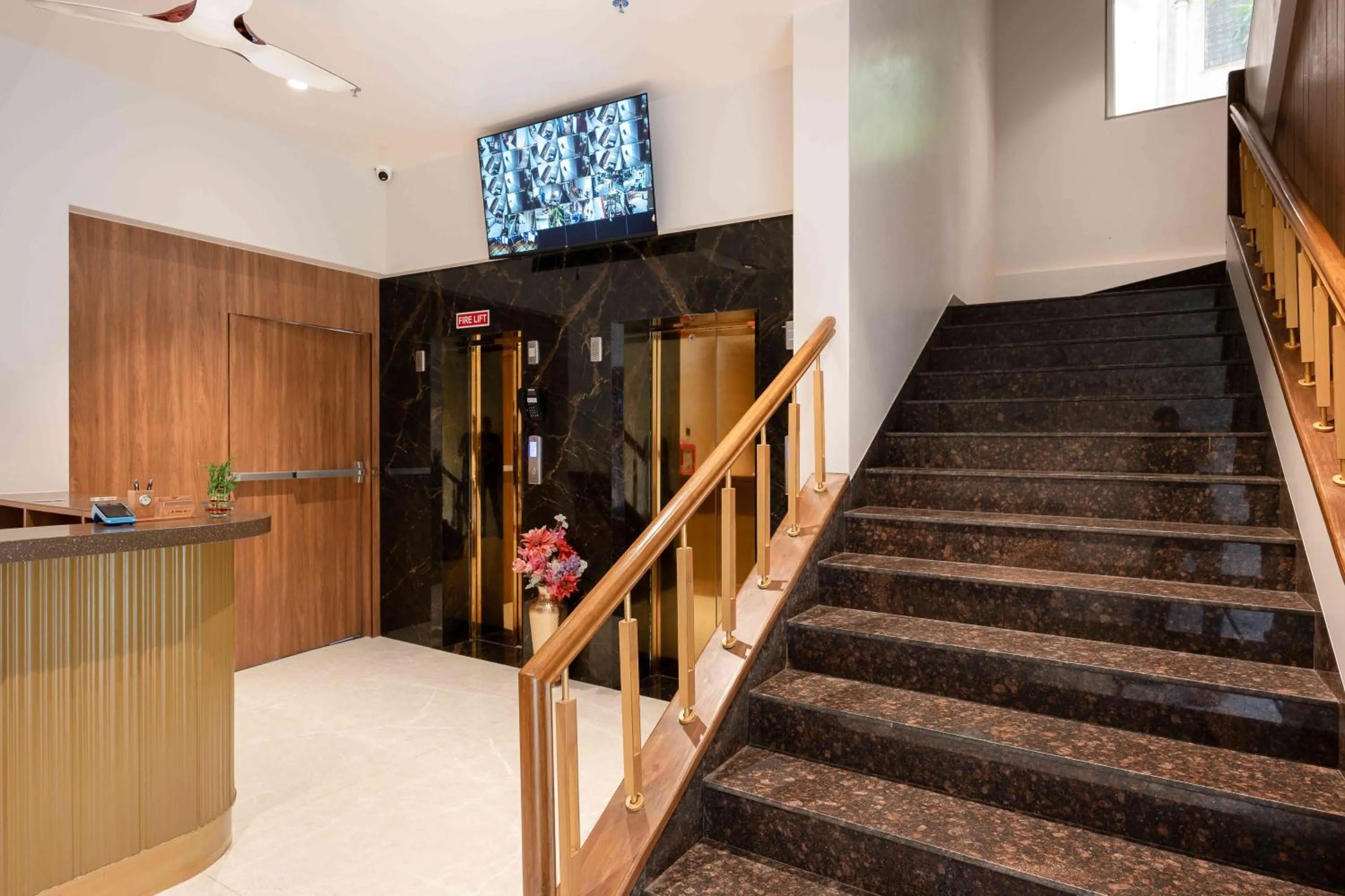 Lobby or reception in Nine Square Residency