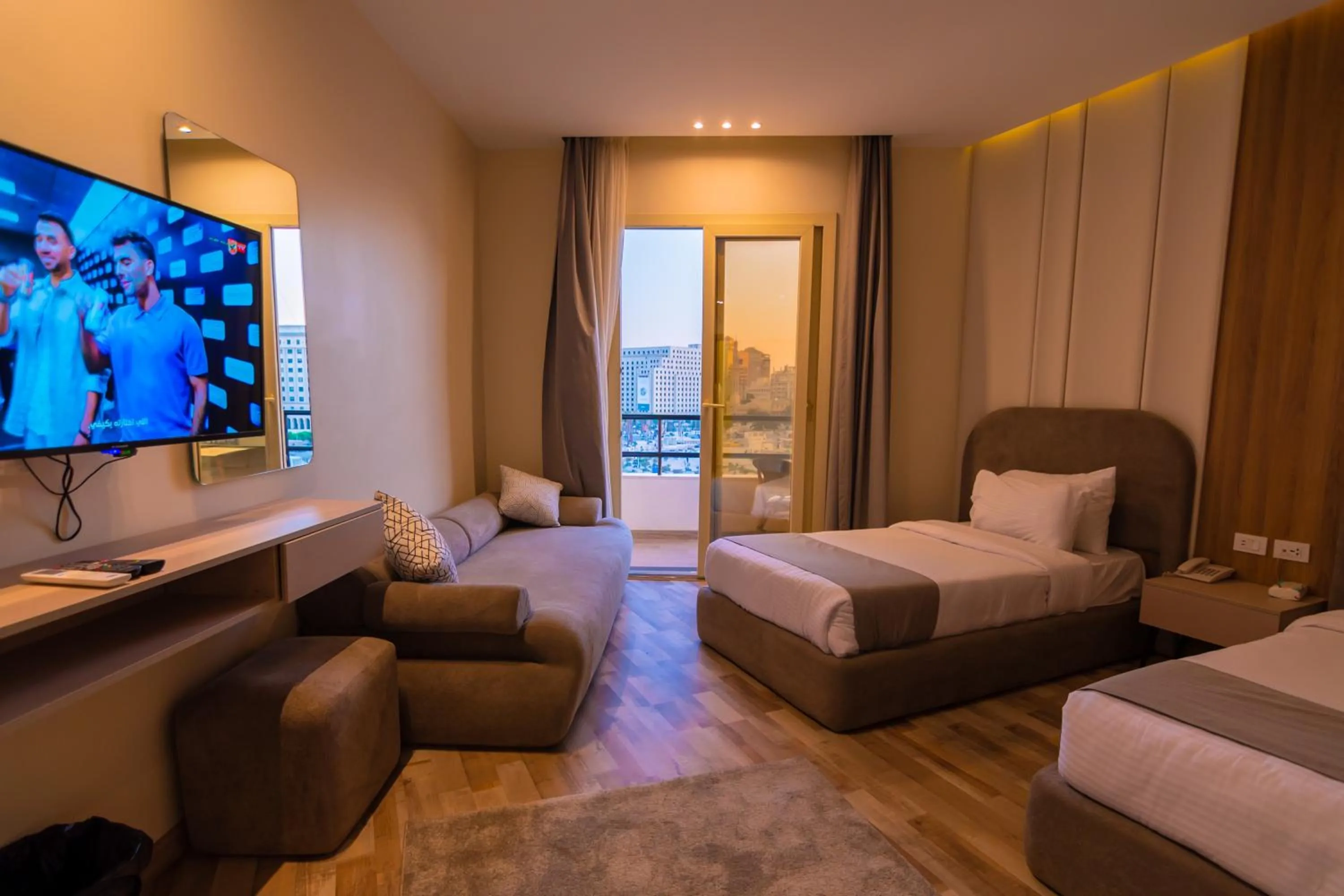 Triple Room with City View in Elevana Boutique hotel