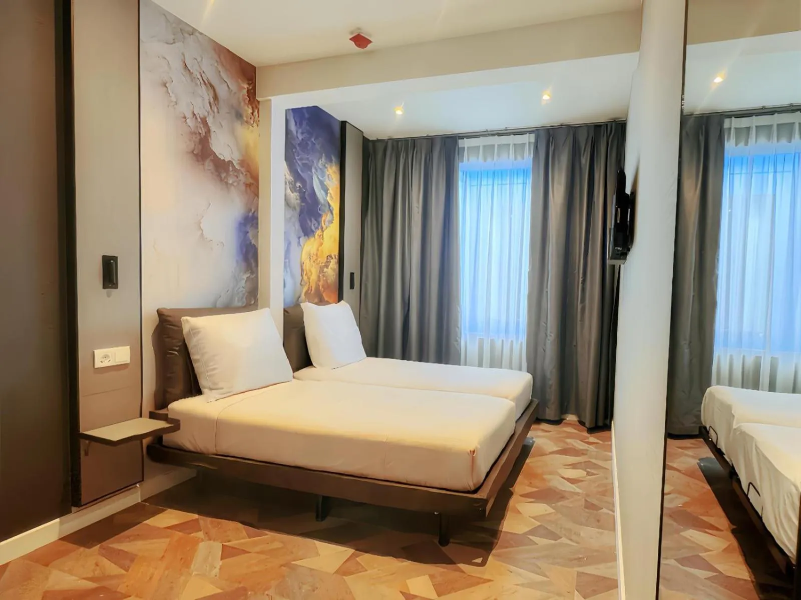 Bedroom, Bed in Nebula Hotel by Ine's