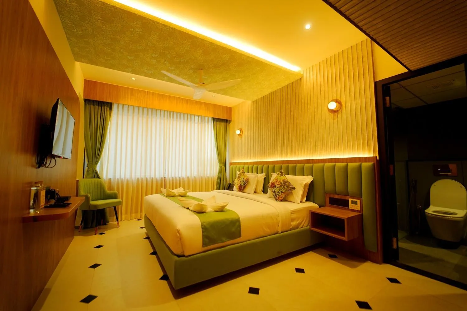 Bedroom, Bed in Yuvraj Land Mark