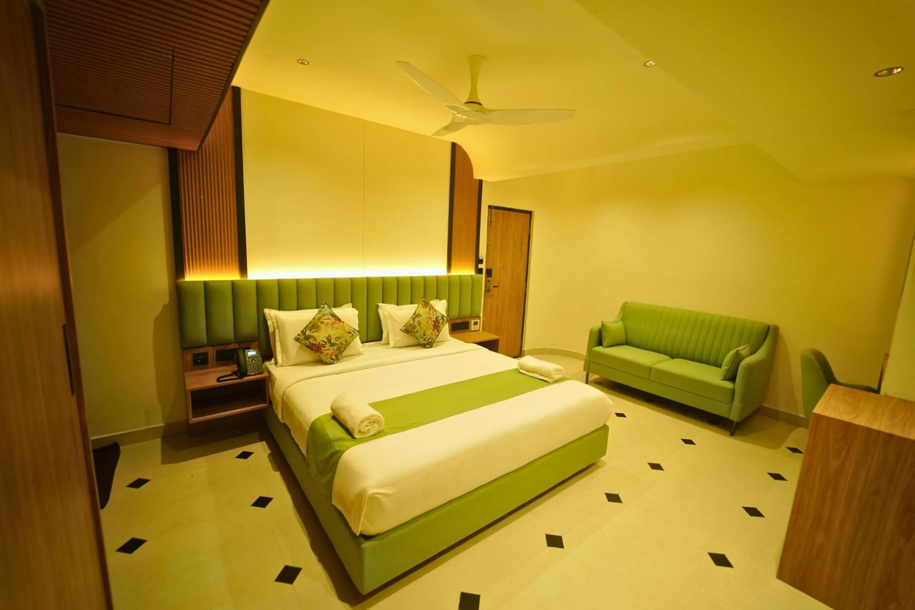Bedroom, Bed in Yuvraj Land Mark