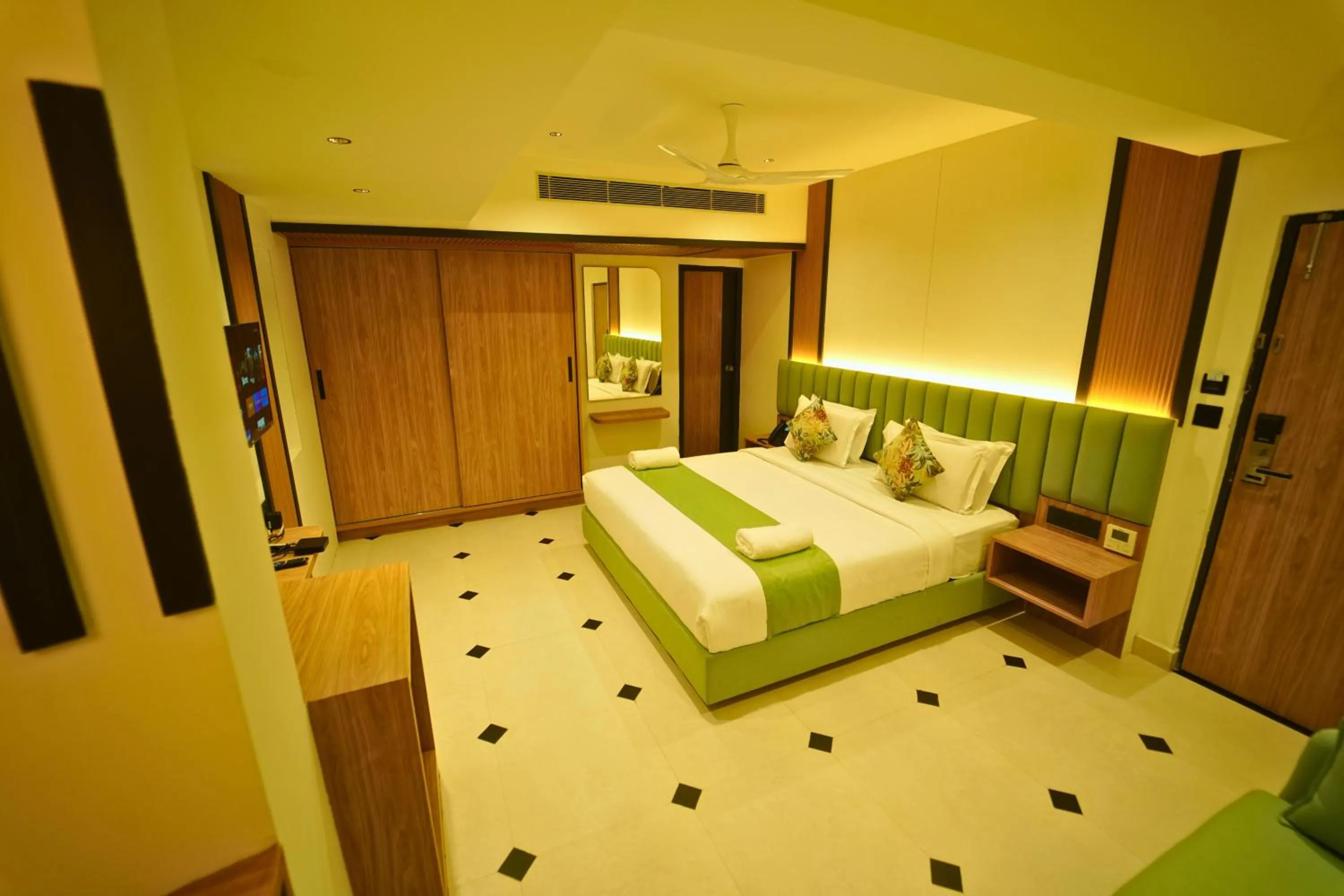Bedroom, Bed in Yuvraj Land Mark