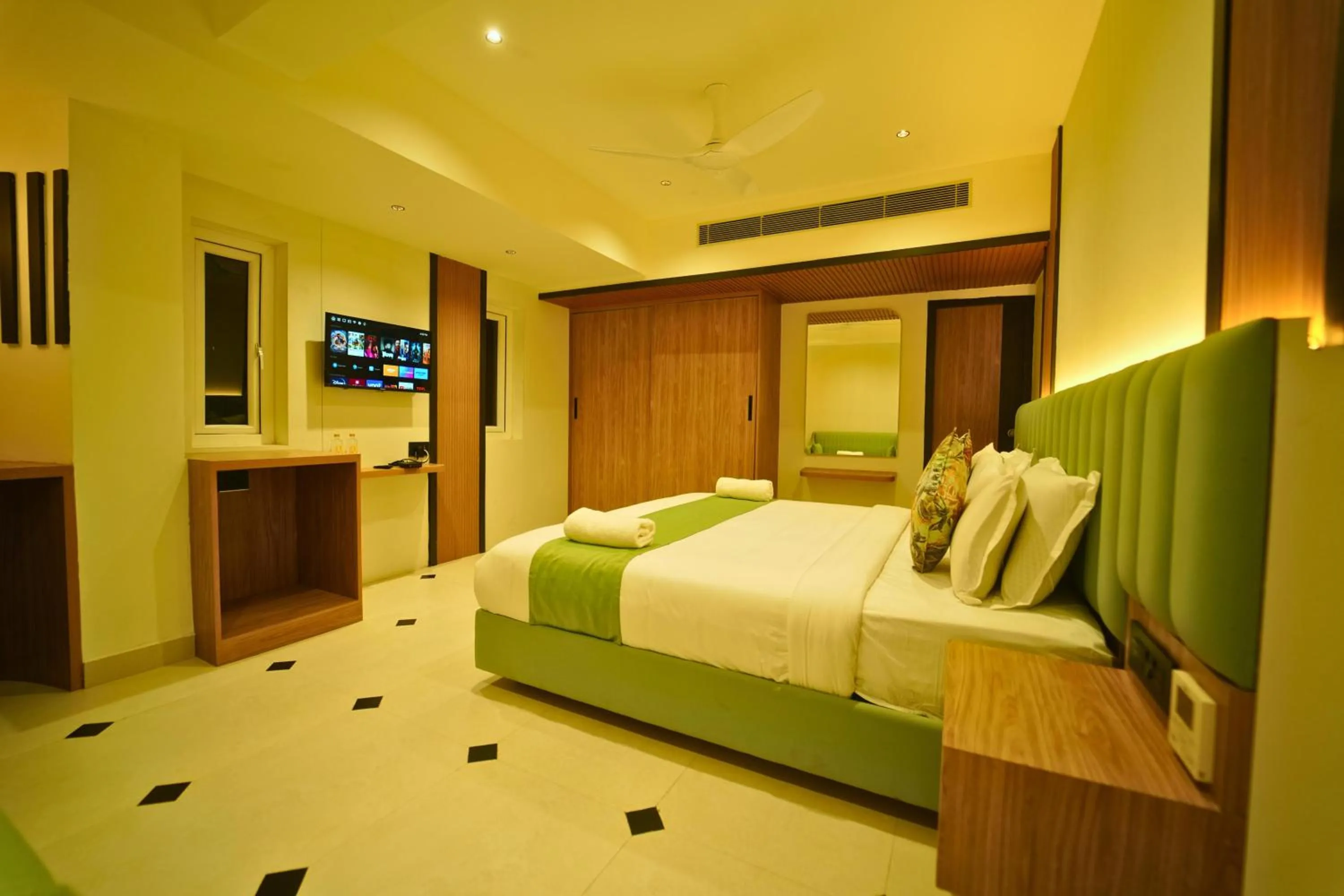 Bedroom, Bed in Yuvraj Land Mark