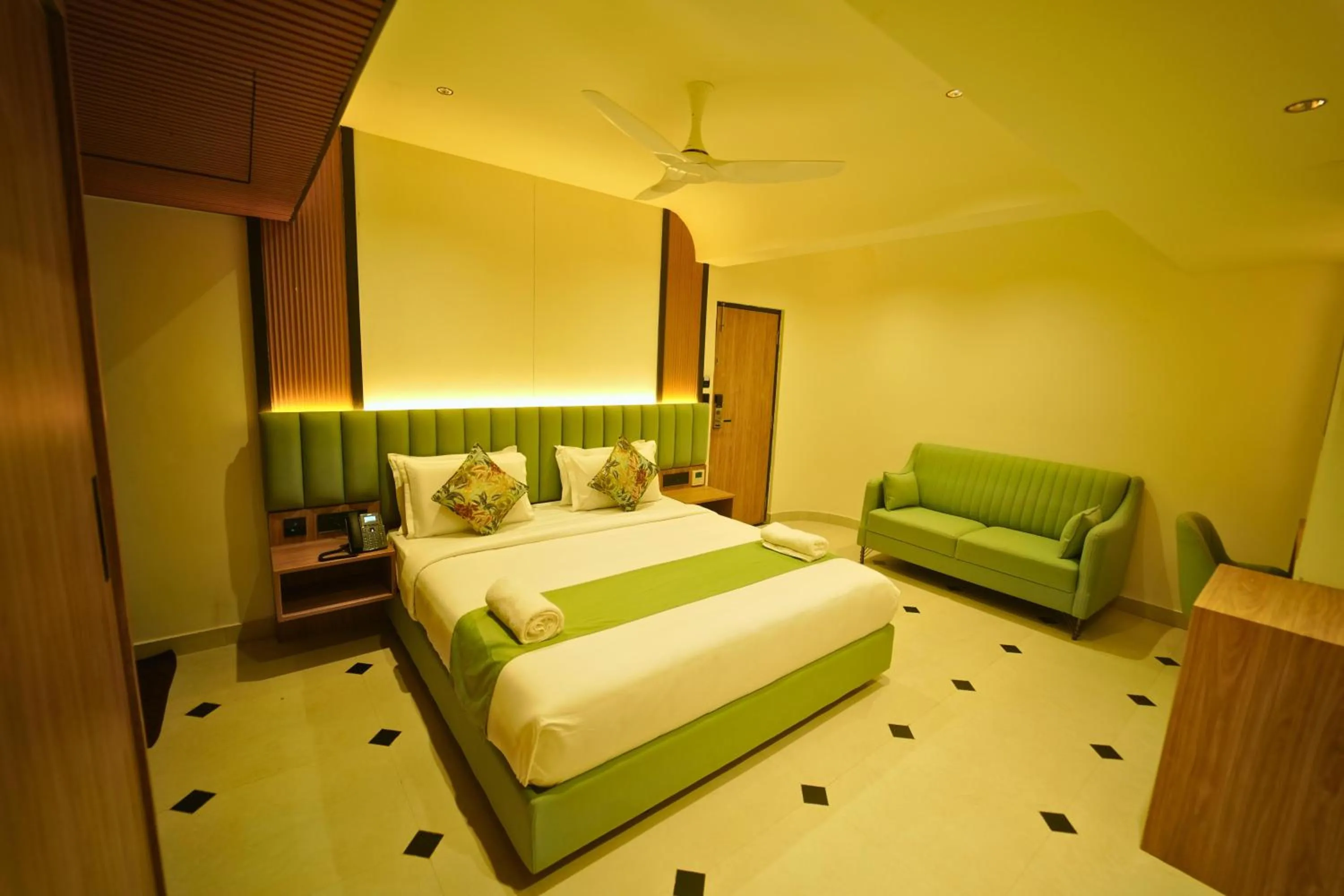 Bedroom, Bed in Yuvraj Land Mark