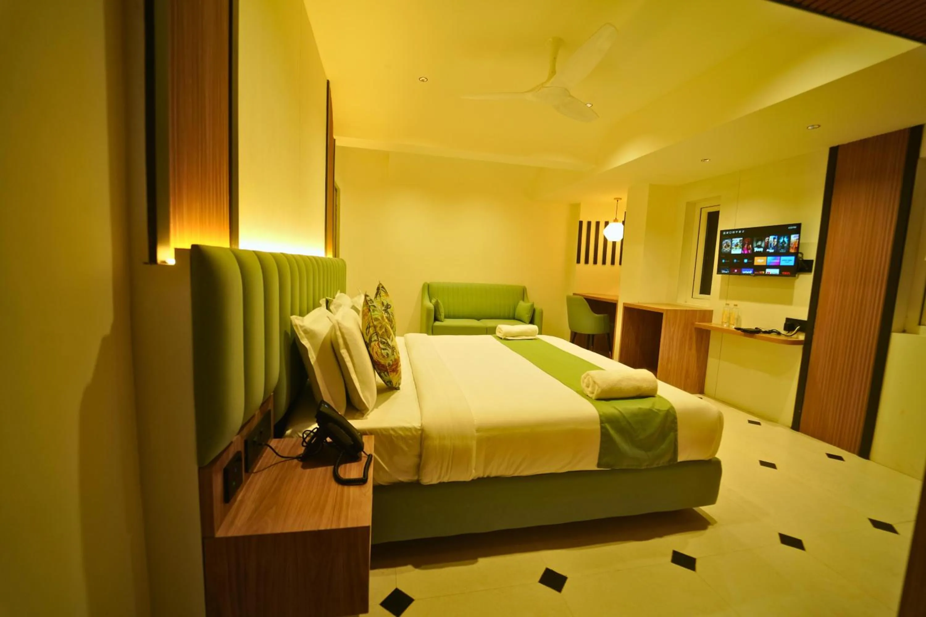 Bedroom, Bed in Yuvraj Land Mark