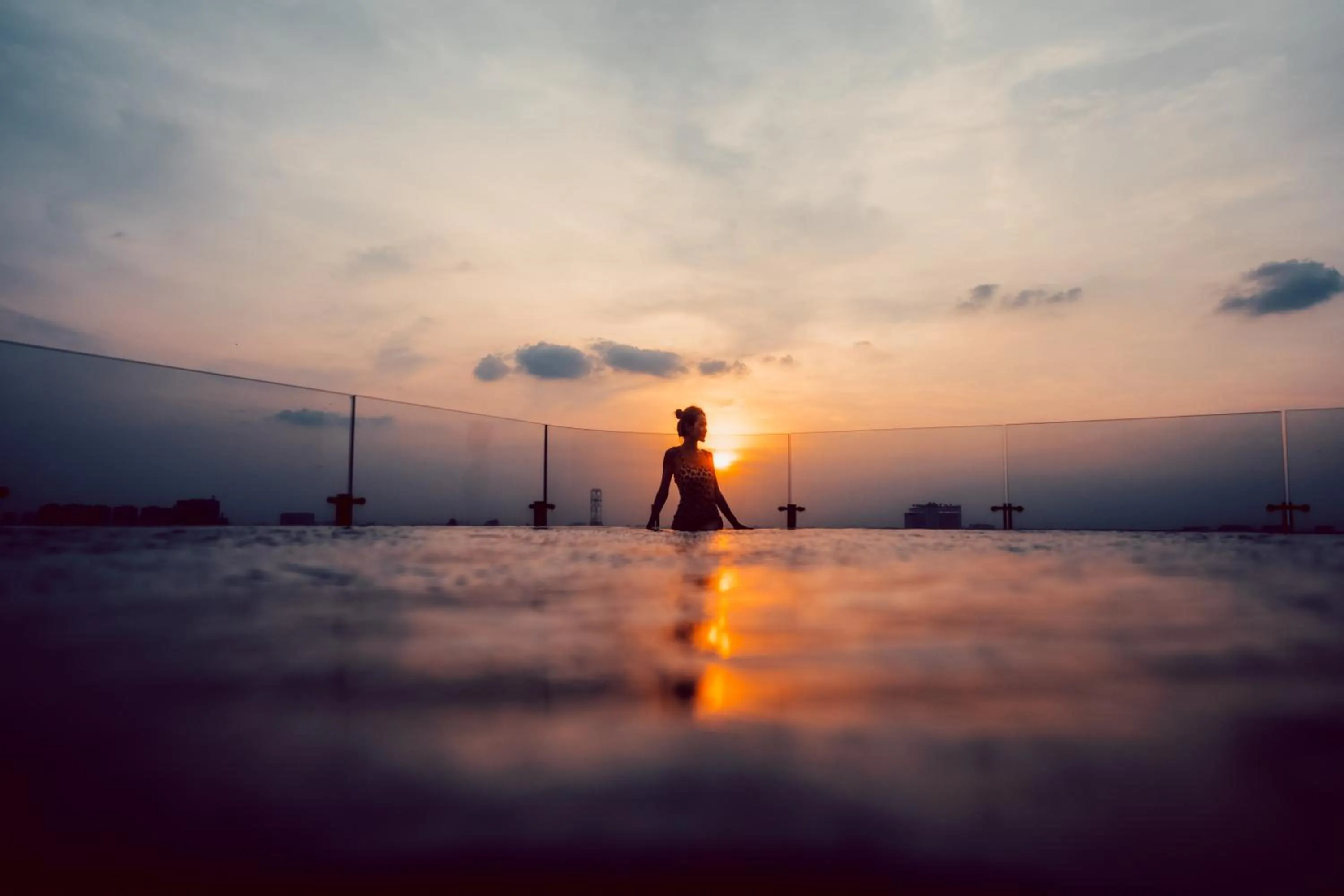 Pool view in Hotel Des Arts Saigon Mgallery Collection
