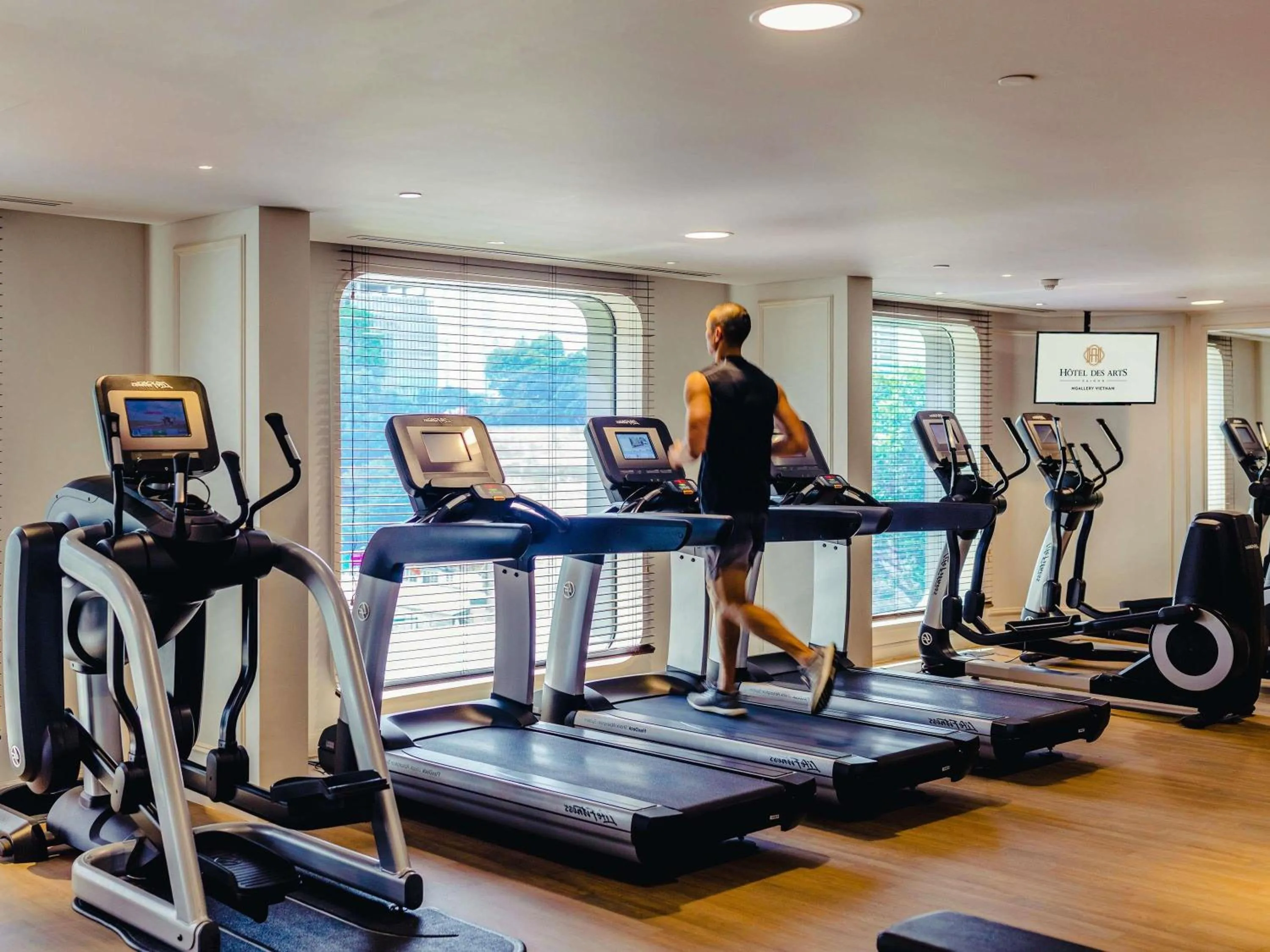 Fitness centre/facilities in Hotel Des Arts Saigon Mgallery Collection