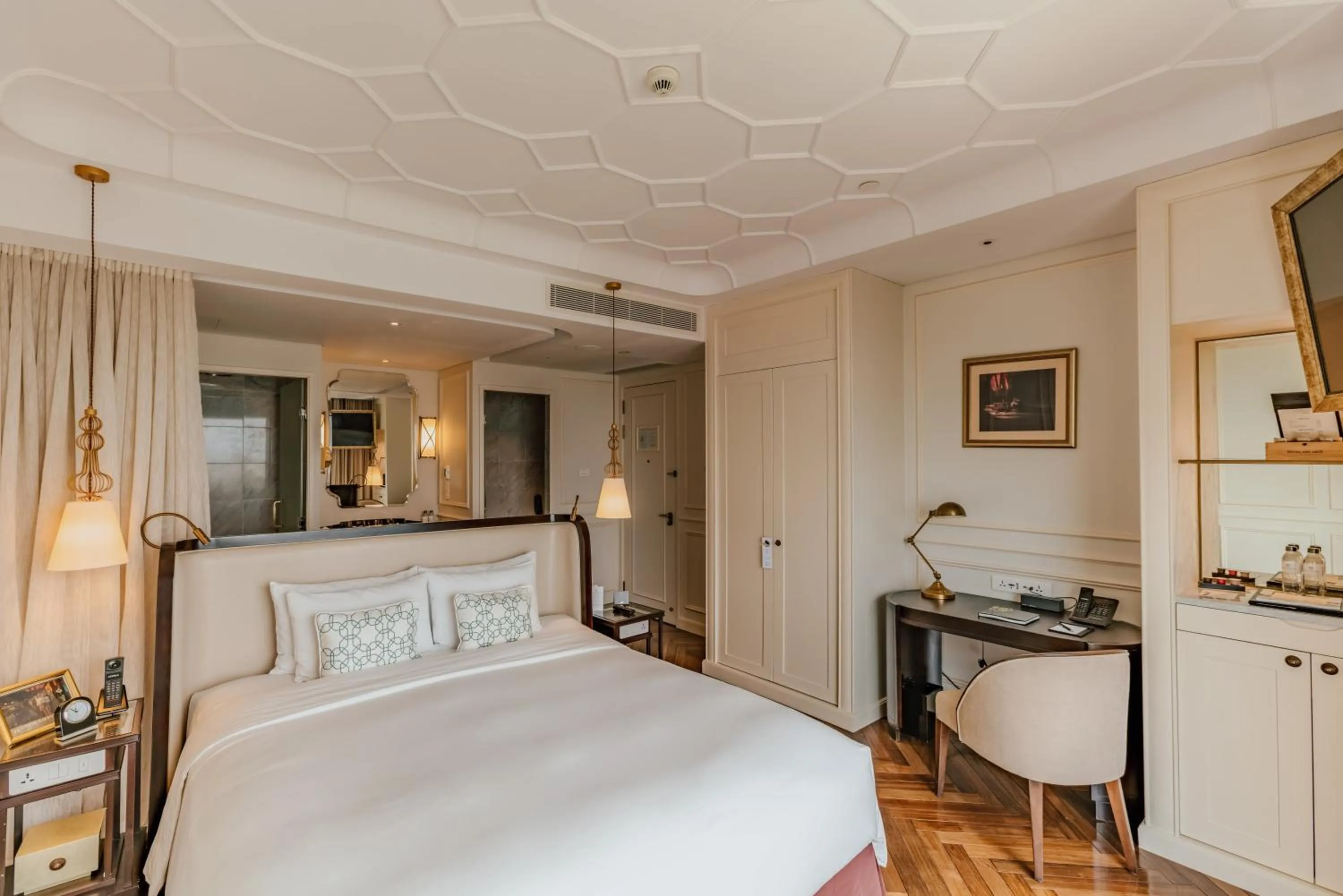 Bed in Hotel Des Arts Saigon Mgallery Collection