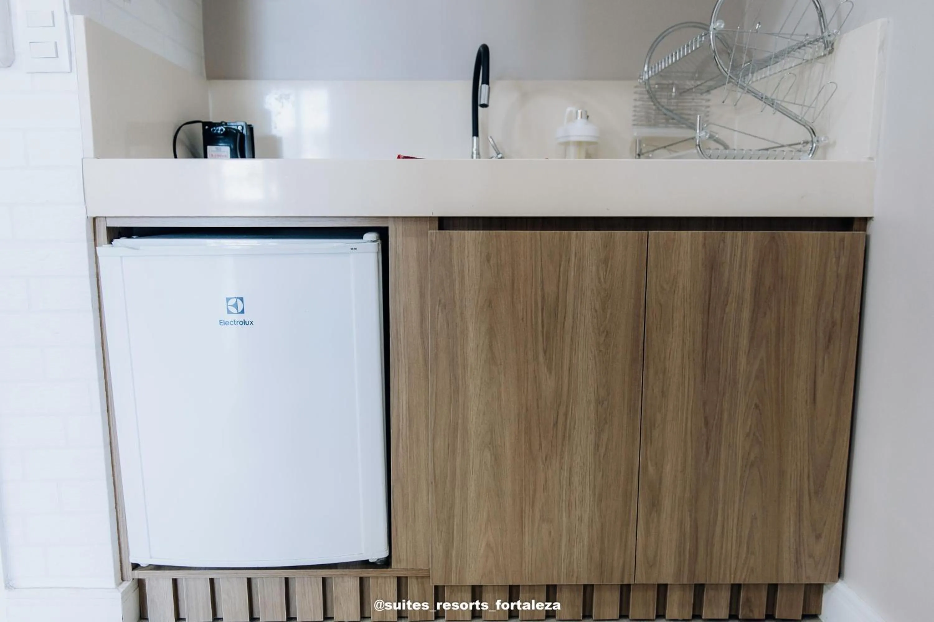 Kitchen or kitchenette in Apartamento - Pé na areia - Ao lado do parque aquático - Administrado por Anfitrião