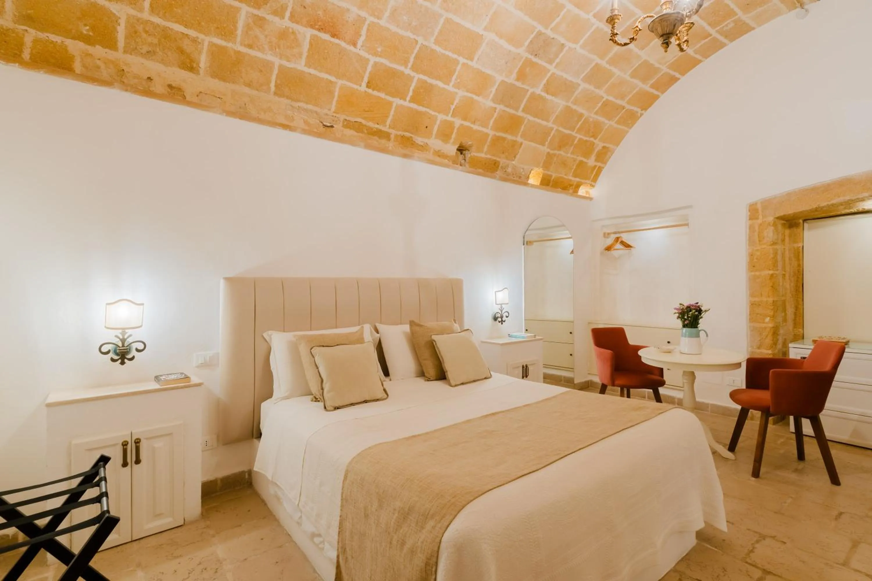 Bed in Relais La Casa del Poeta