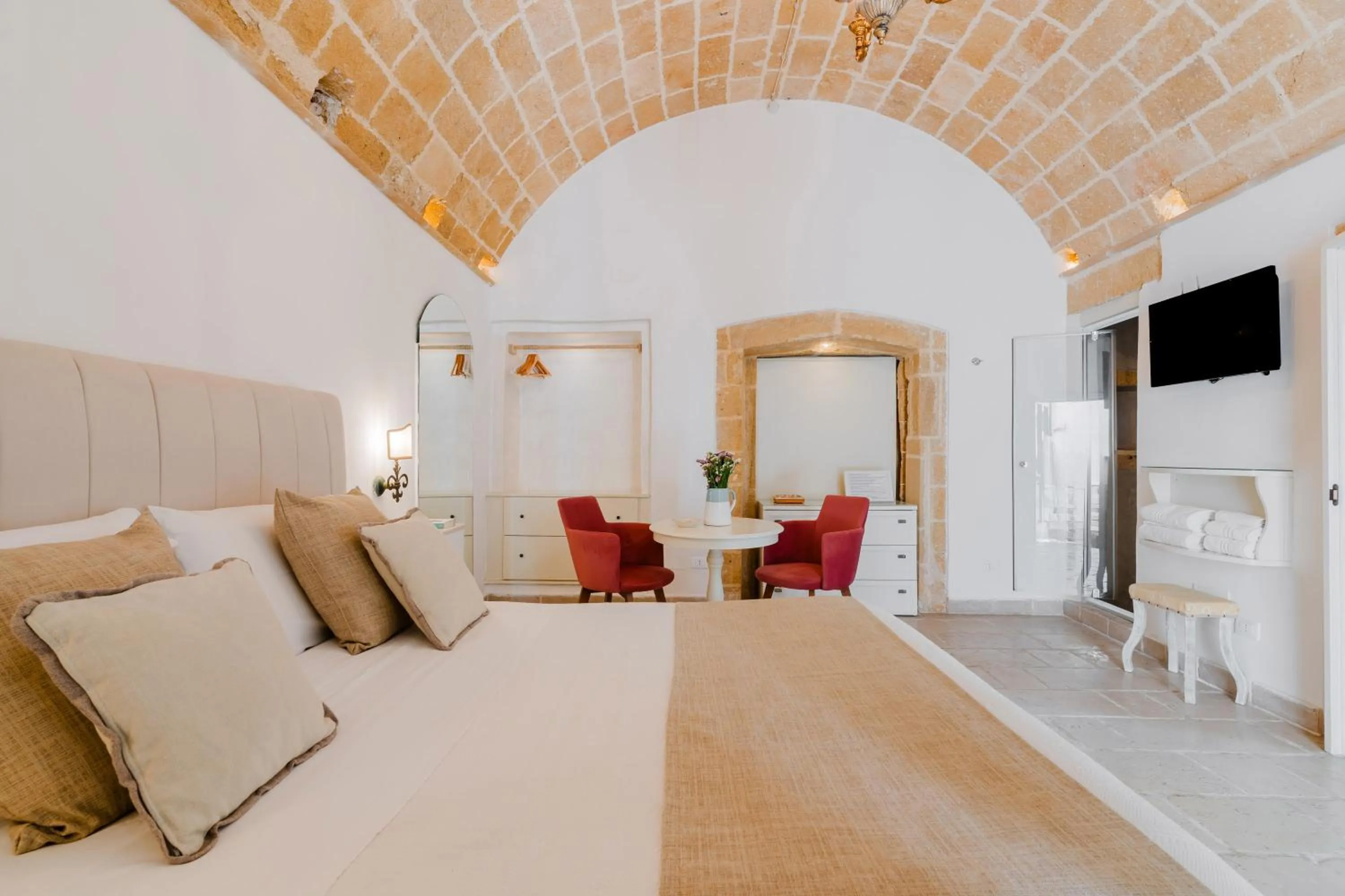 Bed in Relais La Casa del Poeta