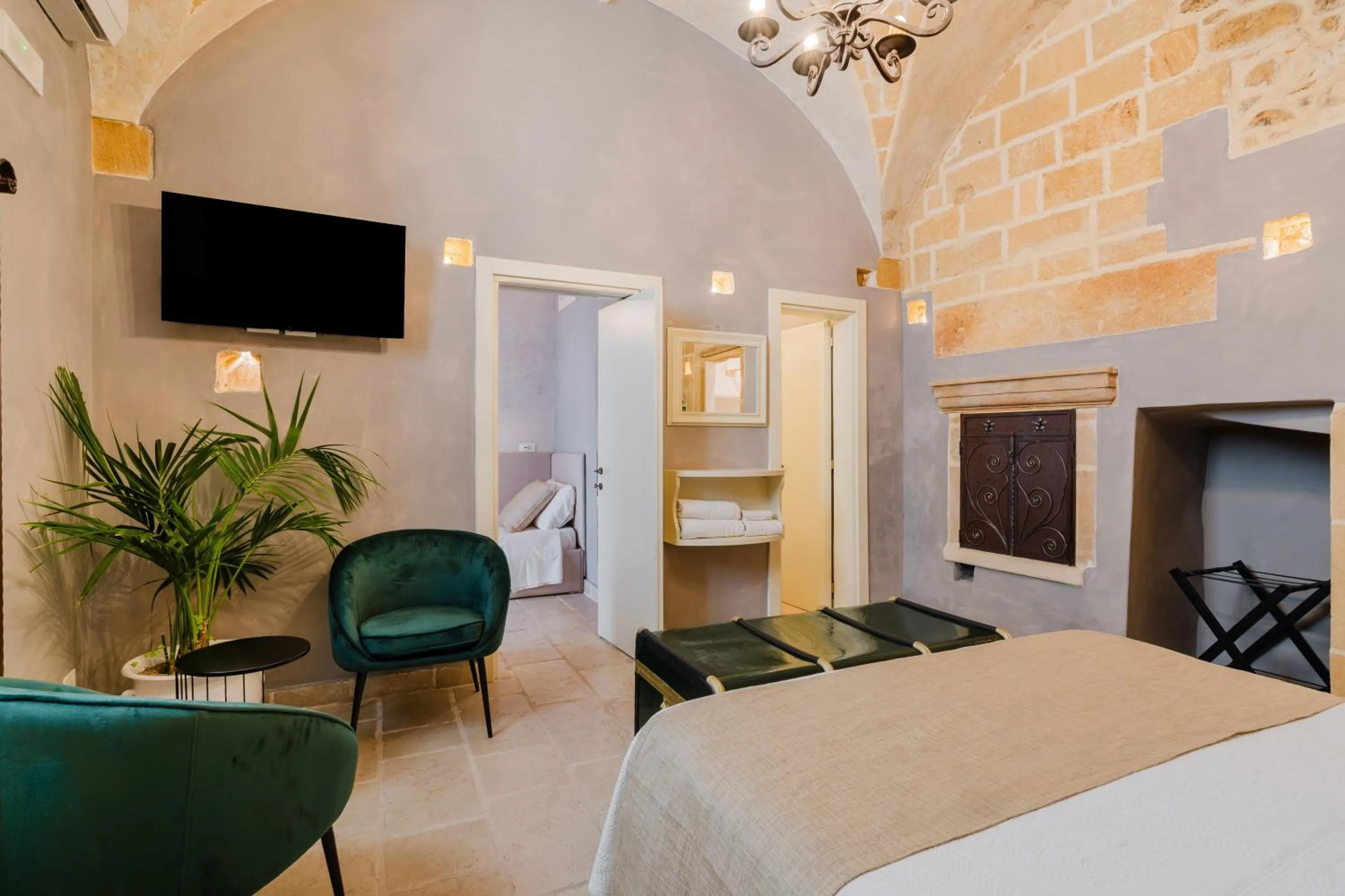 Bed in Relais La Casa del Poeta