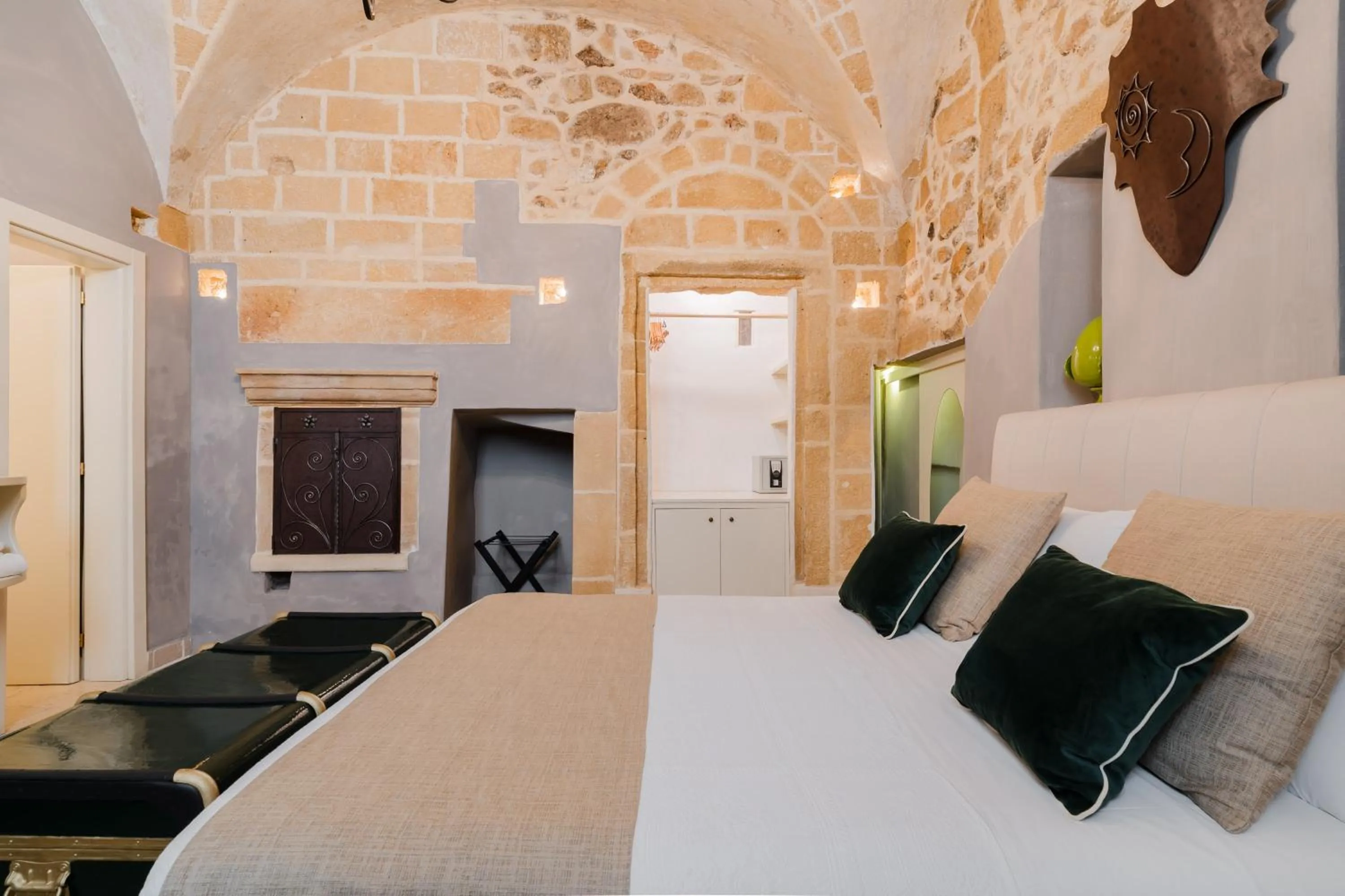 Bed in Relais La Casa del Poeta