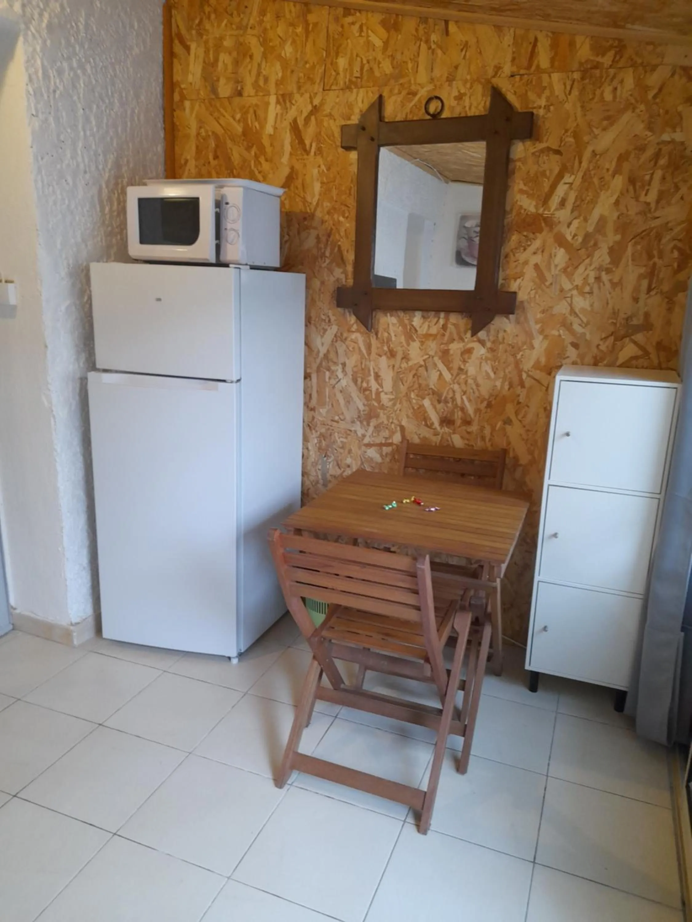 Kitchen or kitchenette in Chambres d'Hôtes Chez Cécile à Lagnes