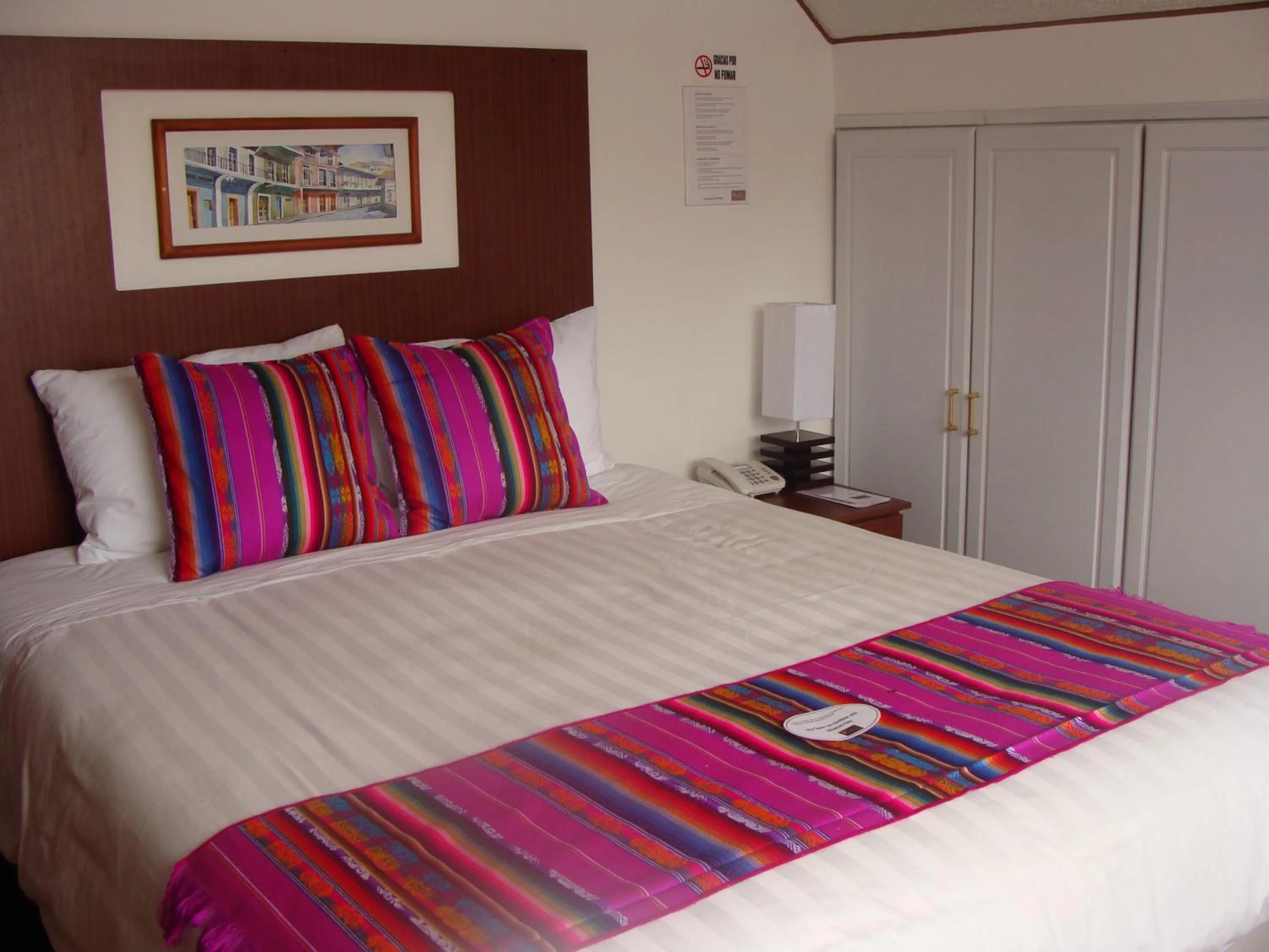 Bed in Hotel Sumaq Kay