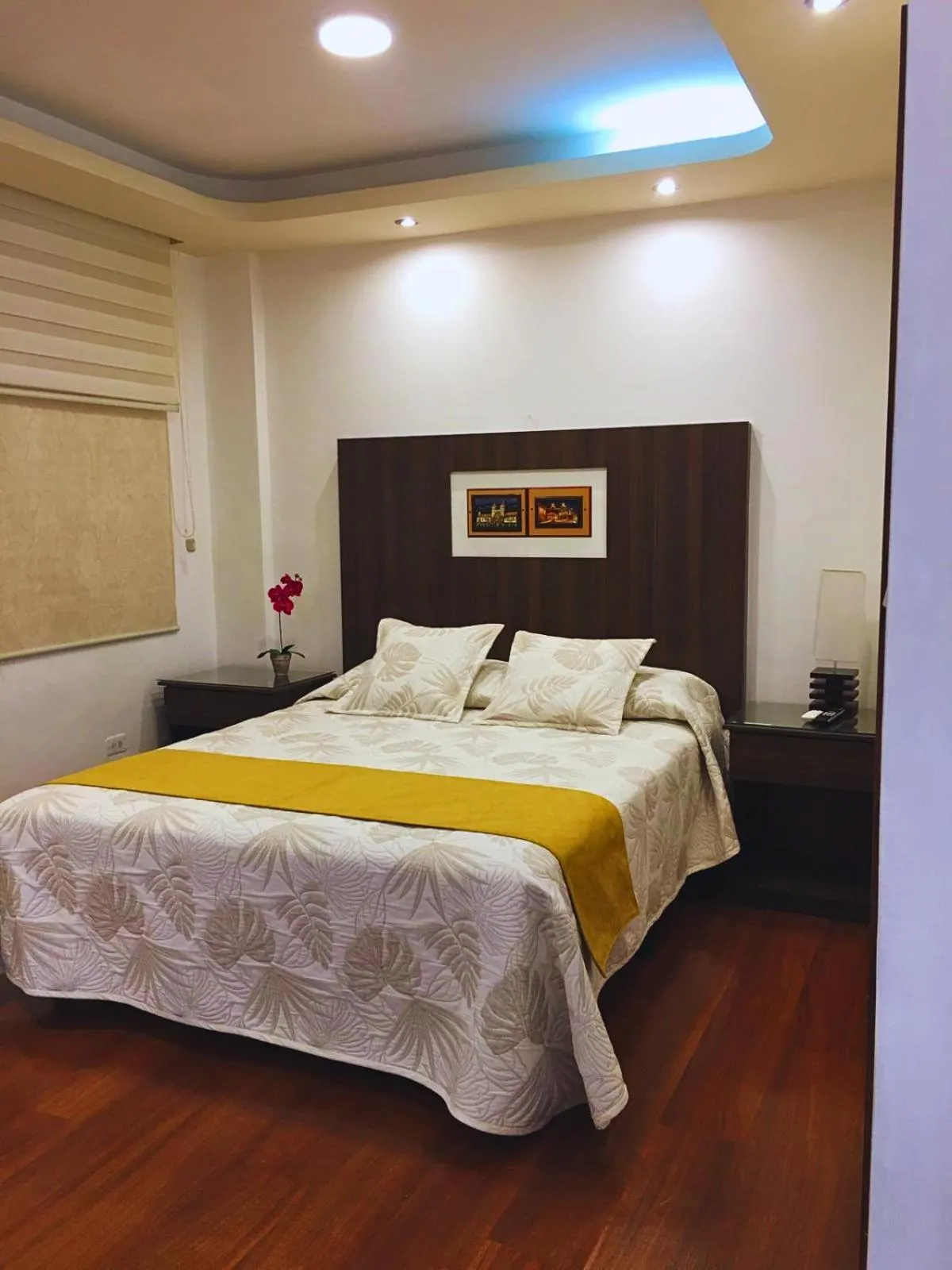 Bed in Hotel Sumaq Kay