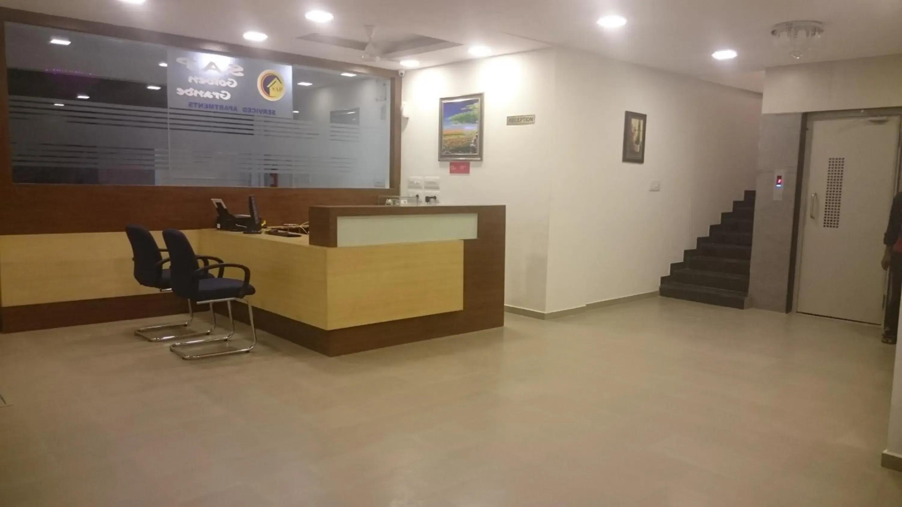 Lobby or reception in SAP Golden Grande Electronic City Lobby or reception in SAP Golden Grande Electronic City