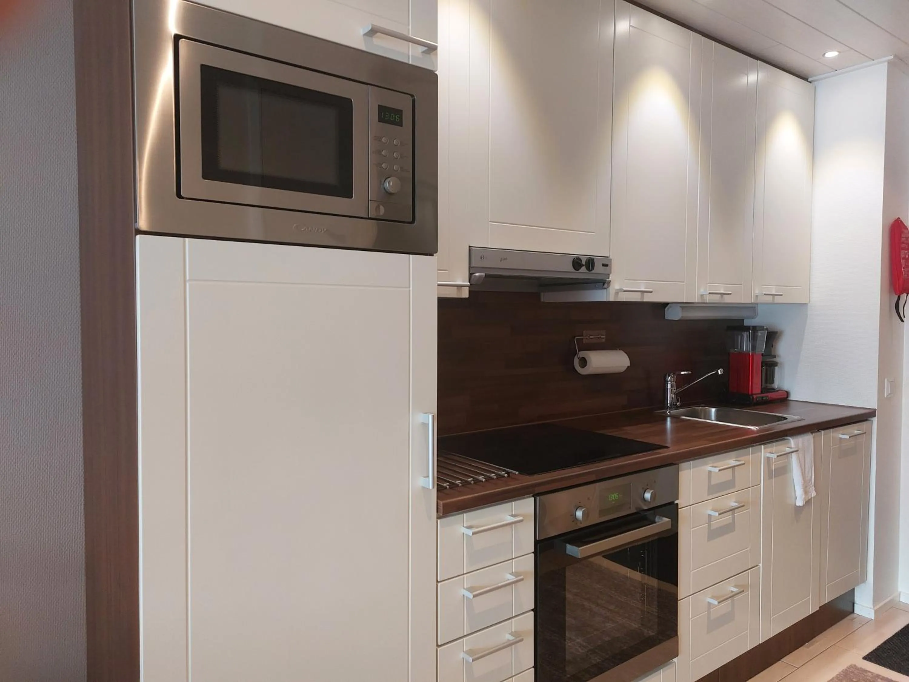 Kitchen or kitchenette in Aparthotel LeviStar