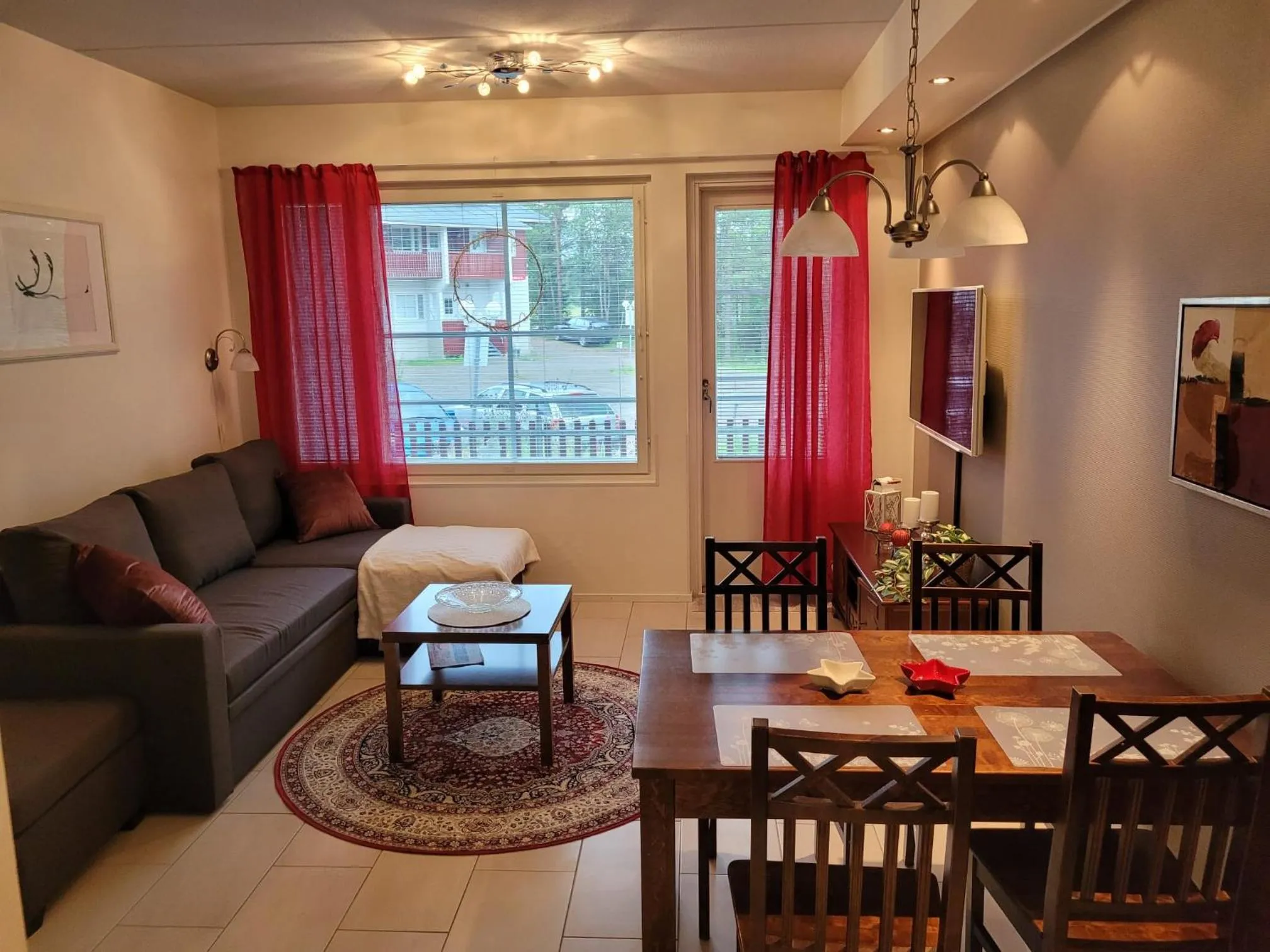 Living room in Aparthotel LeviStar